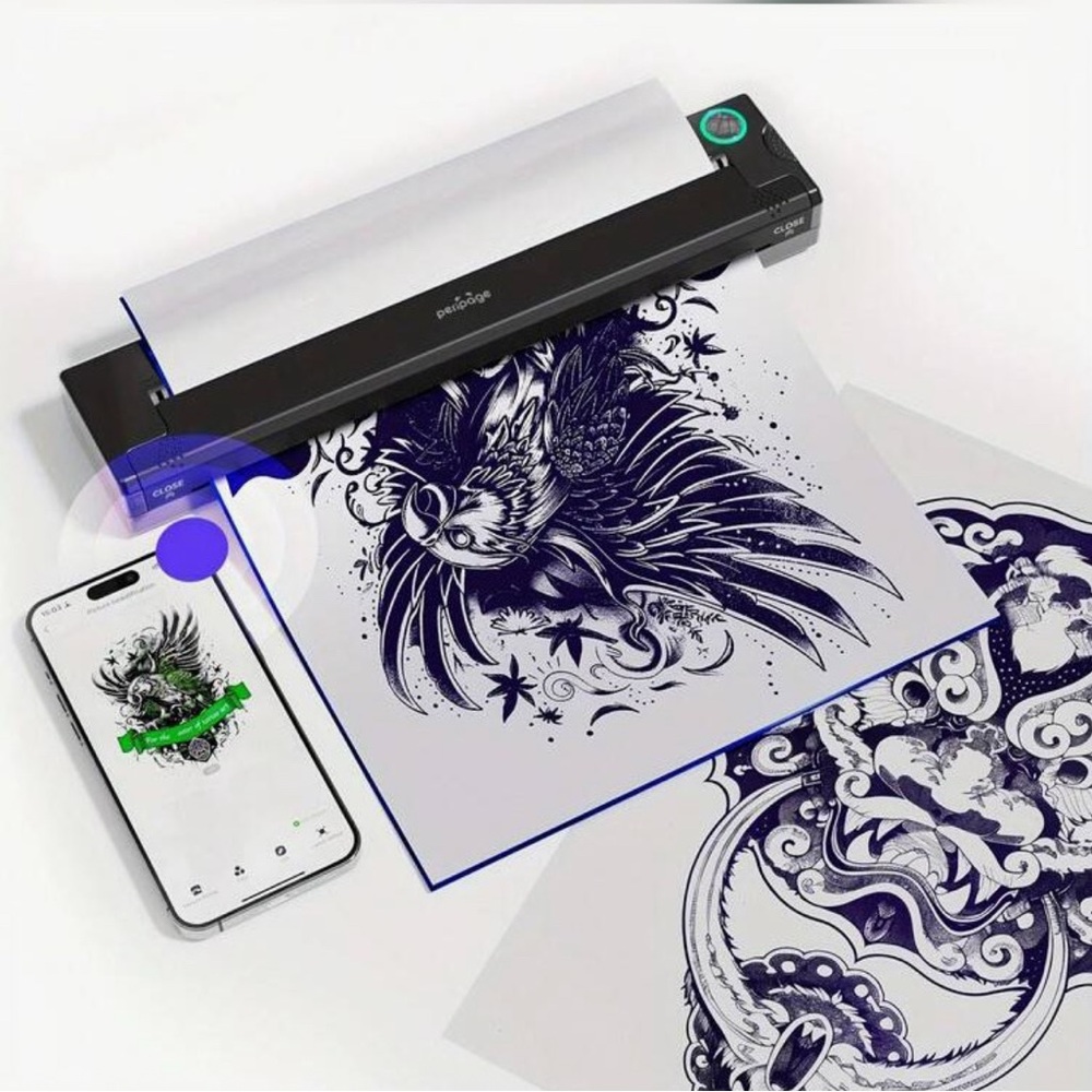 PeriPage P90 Thermal Tattoo Stencil Printer Wireless Tattoo Machine